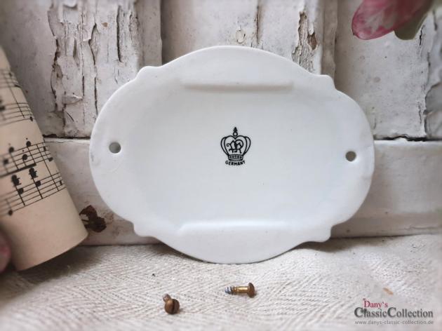 VERKAUFT ! Altes Porzellanschild HERREN~ Jugendstil Schild ~ weißes Schild ~ schwarze Schrift ~ Porzellanschild ~ Türschild ~ Beschilderung