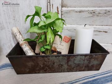 VERKAUFT ! Alte Kastenform 30,5 cm ~ Brot Backform ~ Sandkuchenform ~ Landhausküche ~ Vintage Deko ~ Shabby Deko ~ hb1074