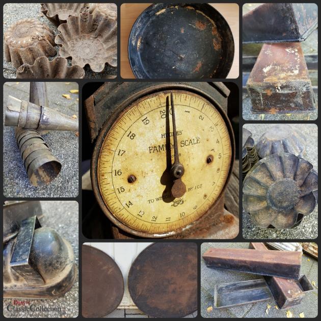 VERKAUFT ! Alte Kastenform 30,5 cm ~ Brot Backform ~ Sandkuchenform ~ Landhausküche ~ Vintage Deko ~ Shabby Deko ~ hb1074