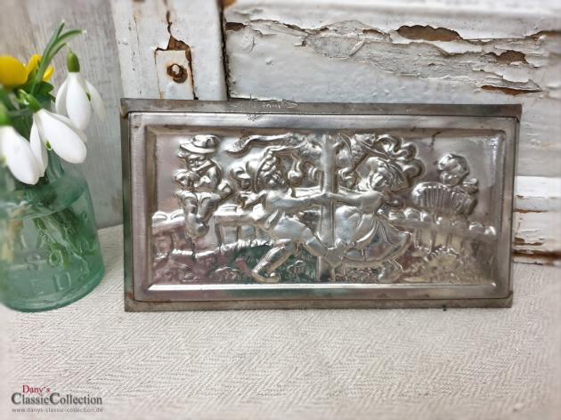 Schokoladentafel 17,5 x 9 cm ~ Tanz in den Mai ~ Anton Reiche 60012 ~ Made in Germany ~ Vintage Schokoladenform ~ Alte Flachform ~ hx4777