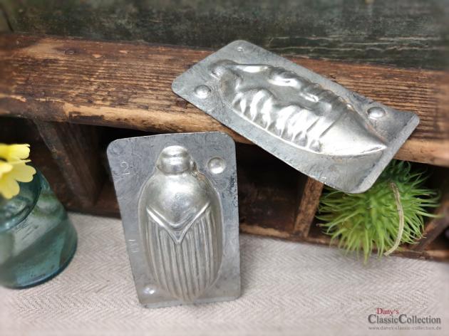 Alte Maikäfer Schokoladenform ~ 9,5 cm ~ may beetle chocolat mold ~ vintage cottage decoration ~ hw3113-2