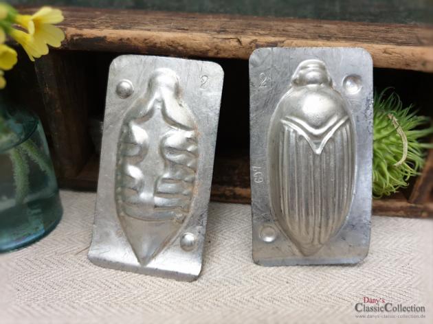 Alte Maikäfer Schokoladenform ~ 9,5 cm ~ may beetle chocolat mold ~ vintage cottage decoration ~ hw3113-2