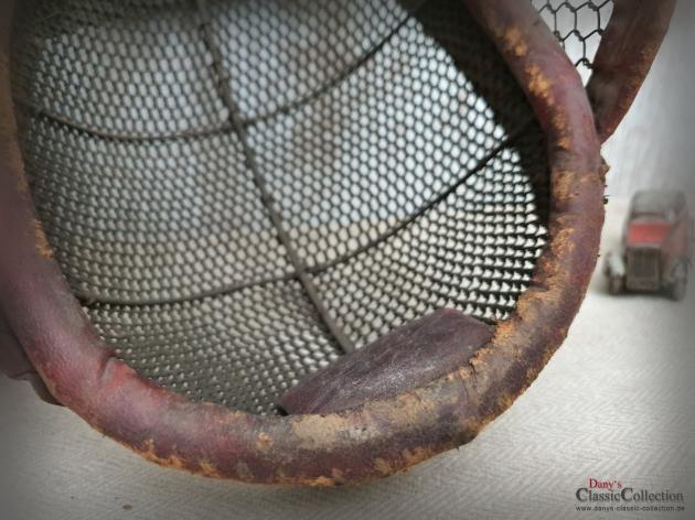 VERKAUFT ! Fechtmaske Leder Draht ~ Frankreich ~ Fechten ~ Sport ~ Sammlerstück ~ Industrie Stil ~ Loft Dekor ~ hy6112m2