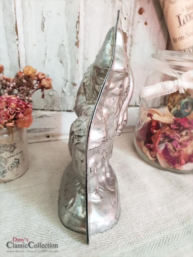 VERKAUFT ! 1930s HERIS Schokoladenform #180 / 11, Nikolaus-Form, antike Metallform, Patisserie, Santa, Sammlerstück, Shabby Home ~ hx4408-2