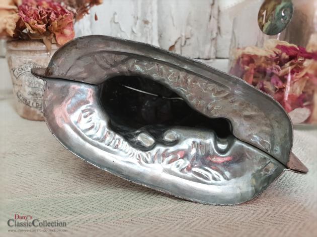 VERKAUFT ! 1930s HERIS Schokoladenform #180 / 11, Nikolaus-Form, antike Metallform, Patisserie, Santa, Sammlerstück, Shabby Home ~ hx4408-2