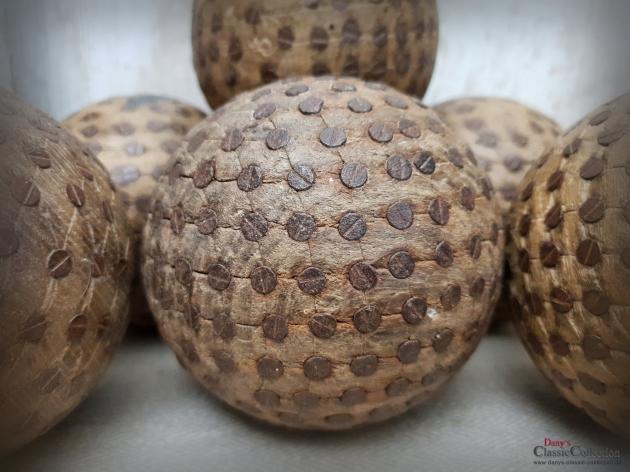 VERKAUFT ! Antikes Boule Kugel SET ~ 6 Holz Kugeln geschraubt ~ Pétanque Kugel ~ französisches Kugelspiel ~ Provence ~ Frankreich ~ Boccia ~ hy6004