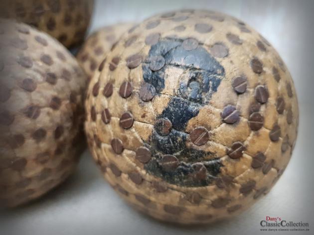 VERKAUFT ! Antikes Boule Kugel SET ~ 6 Holz Kugeln geschraubt ~ Pétanque Kugel ~ französisches Kugelspiel ~ Provence ~ Frankreich ~ Boccia ~ hy6004