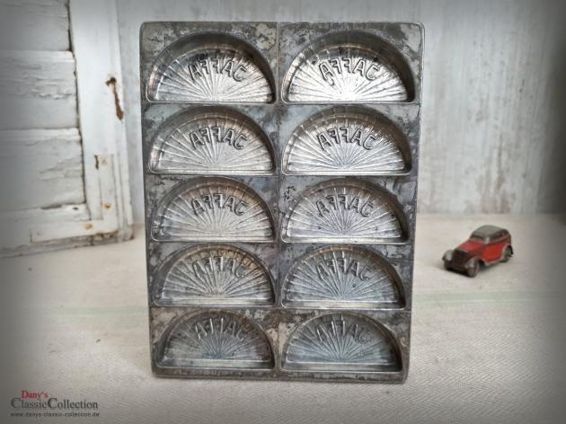 VERKAUFT ! Jaffa Schokoladenform ~ Orangenzeit ~ Metall Gießform ~ Schokoladen Platte ~ Vintage Homedecor ~ Küchendeko ~ Sammlerstück ~ hy6166