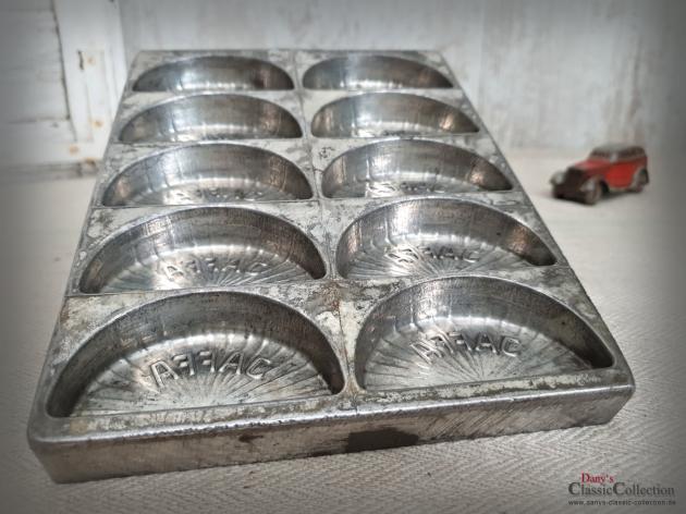 VERKAUFT ! Jaffa Schokoladenform ~ Orangenzeit ~ Metall Gießform ~ Schokoladen Platte ~ Vintage Homedecor ~ Küchendeko ~ Sammlerstück ~ hy6166