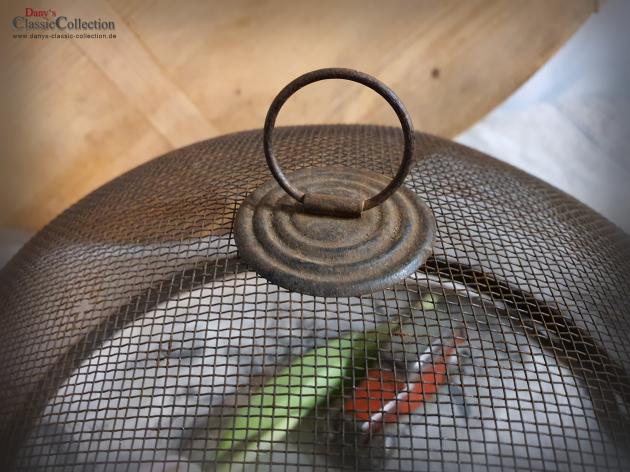 VERKAUFT ! Fliegenhaube Ø 26,5 cm ~ Drahthaube ~ Landhausküche ~ Gartentisch~ hy5812a