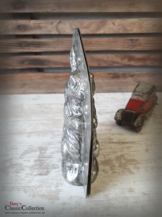 VERKAUFT ! Schokoladenform ~ A. Reiche Hase mit Korb ~ 10,5 cm ~ Hasenform alt ~ Osterdeko ~ seltenes Sammlerstück ~ Frohe Ostern ~ hy5342