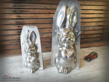 VEKAUFT ! - Schmunzelhase 28 cm Schokoladenform ~ Hasenform alt ~ Osterdeko ~ seltenes Sammlerstück ~ Frohe Ostern ~ Hase lachend ~ hy6295