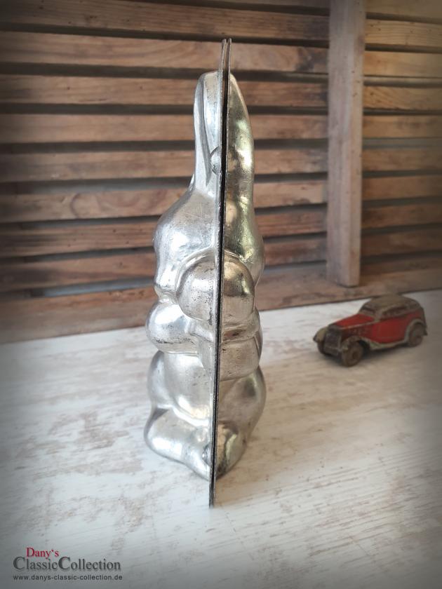 VERKAUFT ! Boxer Hase 19 cm Schokoladenform ~ Hasenform alt ~ Osterdeko ~ seltenes Sammlerstück ~ Frohe Ostern ~ Vintage Deko ~ hy6297