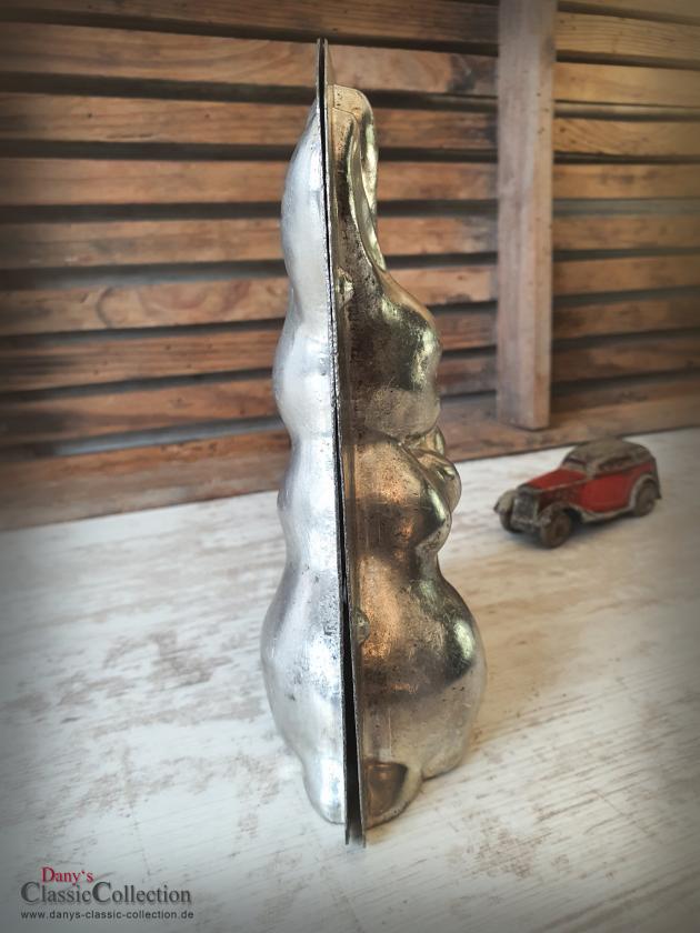 VERKAUFT ! Boxer Hase 19 cm Schokoladenform ~ Hasenform alt ~ Osterdeko ~ seltenes Sammlerstück ~ Frohe Ostern ~ Vintage Deko ~ hy6297