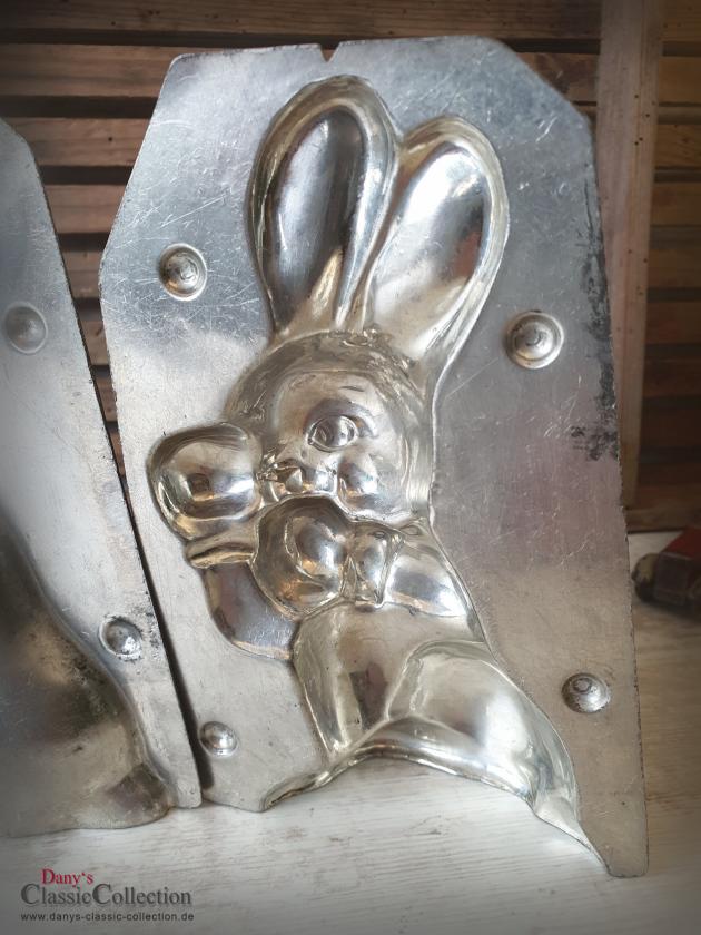 VERKAUFT ! Boxer Hase 19 cm Schokoladenform ~ Hasenform alt ~ Osterdeko ~ seltenes Sammlerstück ~ Frohe Ostern ~ Vintage Deko ~ hy6297