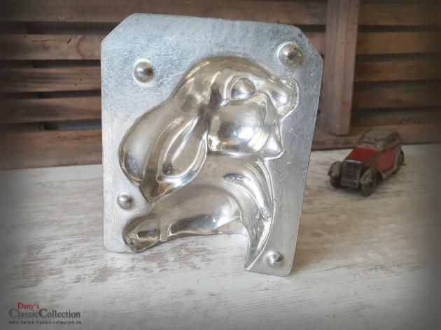 VERKAUFT ! Klopfer ~ Hase 11 cm ~ Schokoladenform ~ Thumper ~ Hasenform alt ~ Bambi ~ seltenes Sammlerstück ~ Frohe Ostern ~ Vintage Deko ~ hy6298