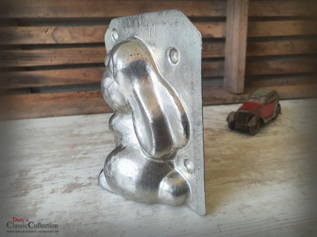 VERKAUFT ! Klopfer ~ Hase 11 cm ~ Schokoladenform ~ Thumper ~ Hasenform alt ~ Bambi ~ seltenes Sammlerstück ~ Frohe Ostern ~ Vintage Deko ~ hy6298