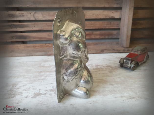 VERKAUFT ! Klopfer ~ Hase 11 cm ~ Schokoladenform ~ Thumper ~ Hasenform alt ~ Bambi ~ seltenes Sammlerstück ~ Frohe Ostern ~ Vintage Deko ~ hy6298