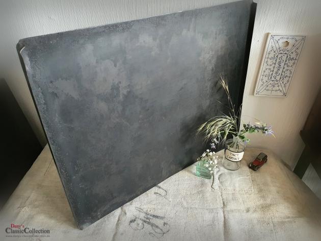 VERKAUFT ! Altes Backblech 62 x 50 cm ~ Tischtablett rechteckig ~ Vintage Tablett ~ Shabby Deko ~ Ottomane Tablett ~ Brocante Deko ~ hx4417b1