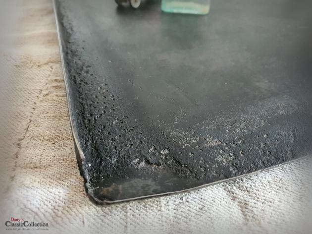 VERKAUFT ! Altes Backblech 62 x 50 cm ~ Tischtablett rechteckig ~ Vintage Tablett ~ Shabby Deko ~ Ottomane Tablett ~ Brocante Deko ~ hx4417b1