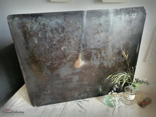 VERKAUFT ! Altes Backblech 62 x 50 cm ~ Tischtablett rechteckig ~ Vintage Tablett ~ Shabby Deko ~ Ottomane Tablett ~ Brocante Deko ~ hx4417b1