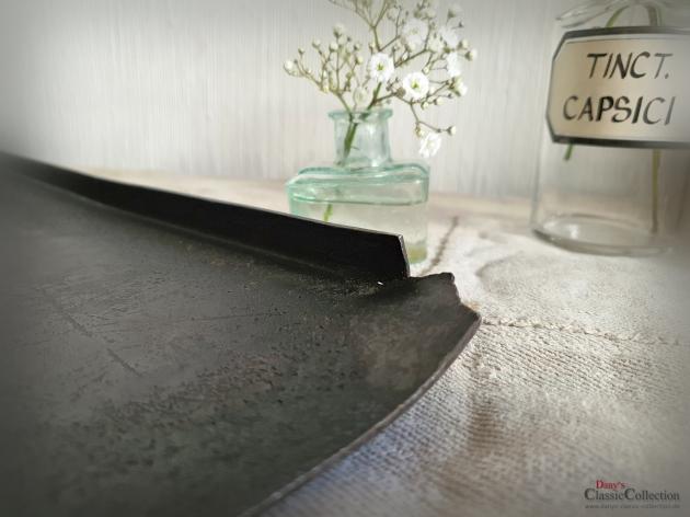 VERKAUFT ! Altes Backblech 62 x 50 cm ~ Tischtablett rechteckig ~ Vintage Tablett ~ Shabby Deko ~ Ottomane Tablett ~ Brocante Deko ~ hx4417b1