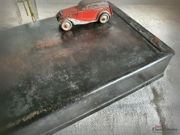 VERKAUFT ! Stabiles rechteckiges Backblech 43,5 x 17 x 5 cm ~ Tischtablett ~ Vintage Tablett ~ Shabby Deko ~ Ottomane Tablett ~ Brocante Deko ~ hx4244a2