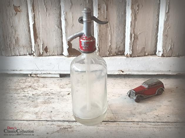 VERKAUFT ! SELTENER 0,25L Soda Siphon ~ kleine Sodaflaschen ~ Seltzer Flasche ~ Industrial ~ Loft ~ Vintage Interior ~ hy5924f4