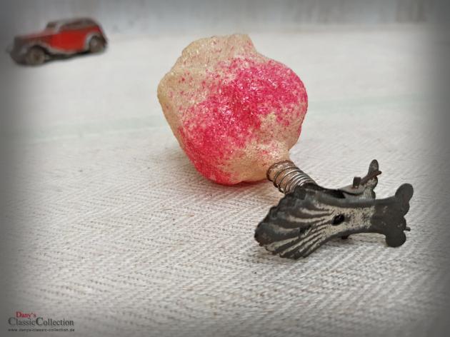 VERKAUFT ! - Blüte auf Clip ~ Tulpe ~ Rose ~ Christbaumschmuck alt ~ Weihnachtsschmuck antik ~ Weihnachtsbaum ~ Weihnachtsdeko ~ Sammlerstück ~ hx4723