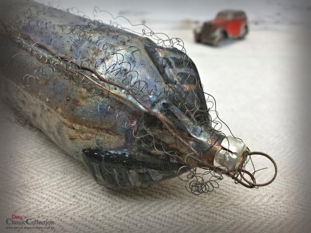 VERKAUFT ! - Patriotischer Christbaumschmuck ~ Zeppelin ~ Luftschiff ~ seltener Weihnachtsschmuck ~ Weihnachtsbaum ~ Vintage Weihnacht ~ hx4687