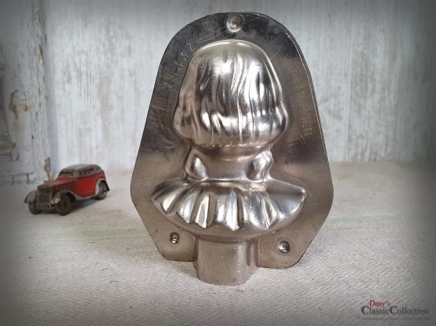 VERKAUFT ! Schokoladenform 12,5 cm ~ Mädchen kokett ~ Kind Gießform ~ Patisserie ~ seltenes Sammlerstück ~ Vintage Kinderzimmer ~ Geschenk ~ hy5733