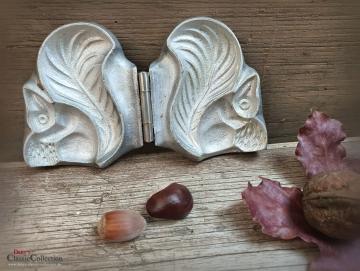 VERKAUFT ! Eichhörnchen Marzipanform Zuckerform Schokoladenform 8 x 14 cm ~ Gießform ~ Sammlerstück ~ Vintage Geschenk ~ hz6445e1