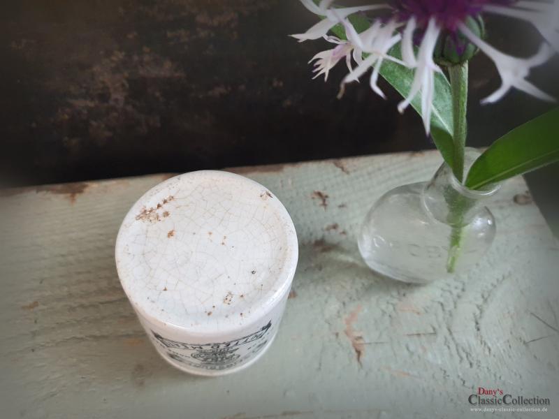 VERKAUFT ! Sainsburys Potted Meats ~ Antike Keramik ~ Aufbewahrung ~ Pottery ~ englisches Steingut ~ Werbung ~ Dundee ~ Vintage Küche ~ hz6433s