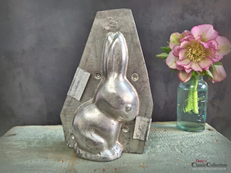 Süßer Hase 15 cm Schokoladenform ~ Hasenform alt ~ Osterdeko ~ seltenes Sammlerstück ~ Frohe Ostern ~ Vintage Deko ~ hy6311