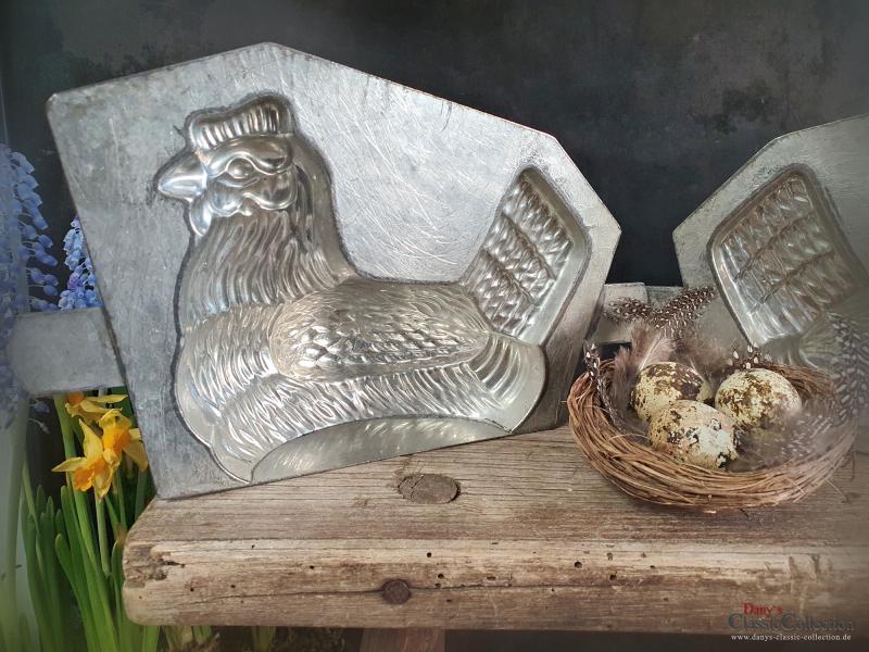 VERKAUFT ! MATFER Hennen Schokoladenform ~ Huhn ~ cm ~ Gießform alt ~ Osterdeko ~ Vintage Sammlerstück ~ Frohe Ostern ~ sf21eshen