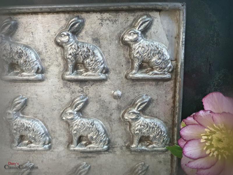 VERKAUFT ! 40 VIERZIG Hasen Schokoladenform ~ Schokoladenplatte ~ Vintage Homedecor ~ Wand Deko ~ Sammlerstück ~ Frohe Ostern ~ hy6398