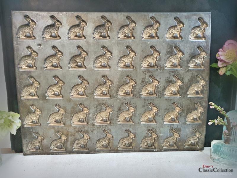 VERKAUFT ! 40 VIERZIG Hasen Schokoladenform ~ Schokoladenplatte ~ Vintage Homedecor ~ Wand Deko ~ Sammlerstück ~ Frohe Ostern ~ hy6398