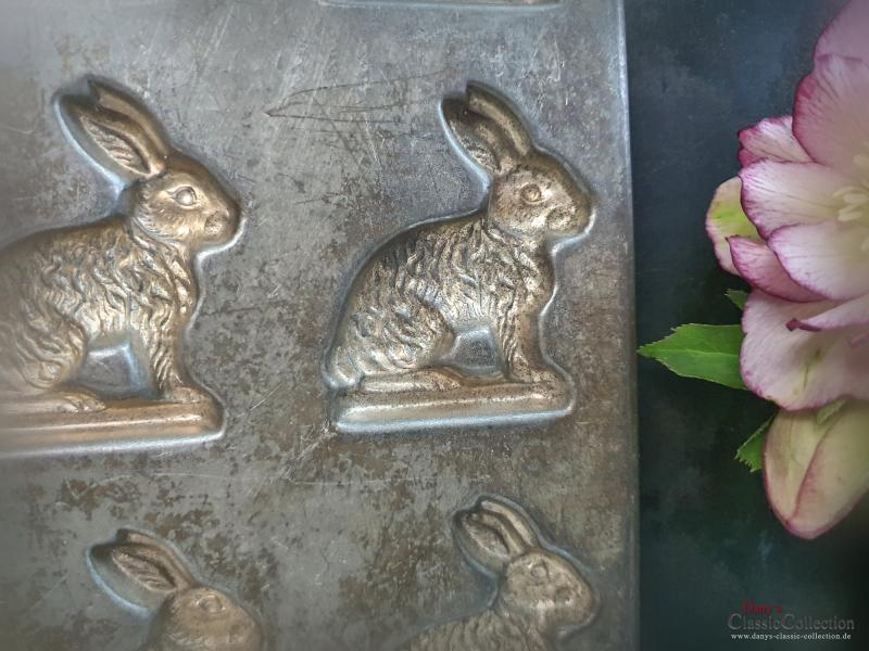 VERKAUFT ! 40 VIERZIG Hasen Schokoladenform ~ Schokoladenplatte ~ Vintage Homedecor ~ Wand Deko ~ Sammlerstück ~ Frohe Ostern ~ hy6398