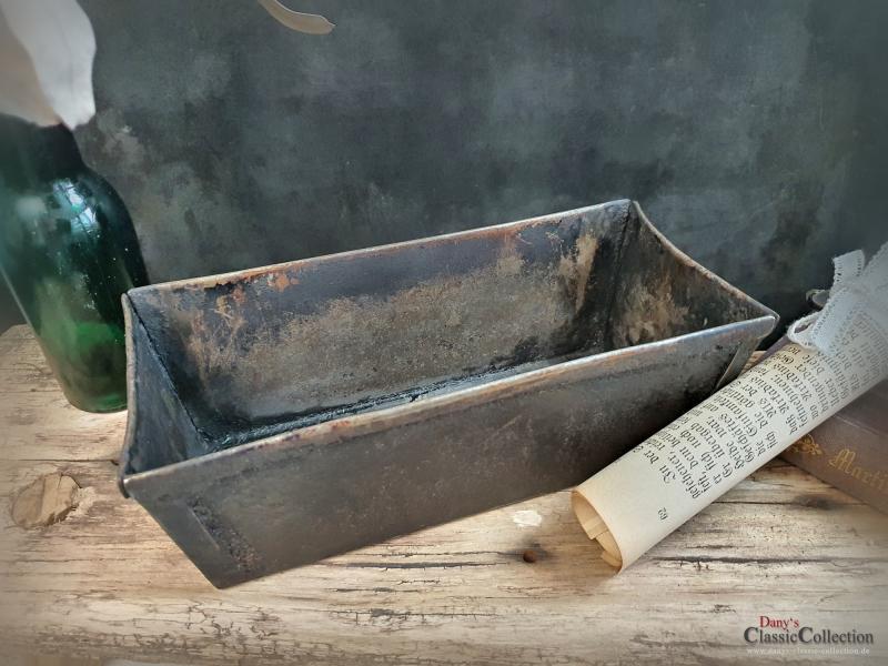 20,5x9x7 cm Kastenform ~ Backform ~ Rustikaler Pflanzkasten ~ Vintage Tablett ~ Brocante Deko ~ ba20iL20kf1