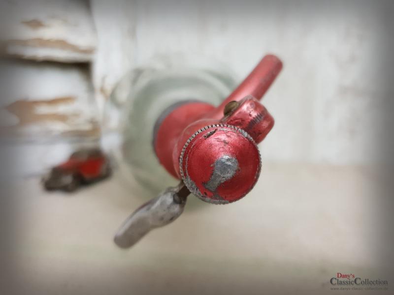 VERKAUFT ! Siphon Soda ~ schwere Sodaflasche ~ Wasserspender ~ Deutsche Soda Zentrale ~ Kopf metallic ~ hw3222ro1