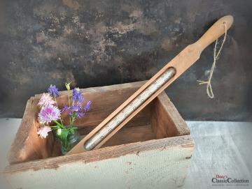 VERKAUFT ! Thermometer 52 cm ~ Holzthermometer ~ Badethermometer ~ 1940 ~ Messgerät ~ Vintage Deko ~ Landhaus ~ Rarität ~ Sammlerstück ~ hx4358