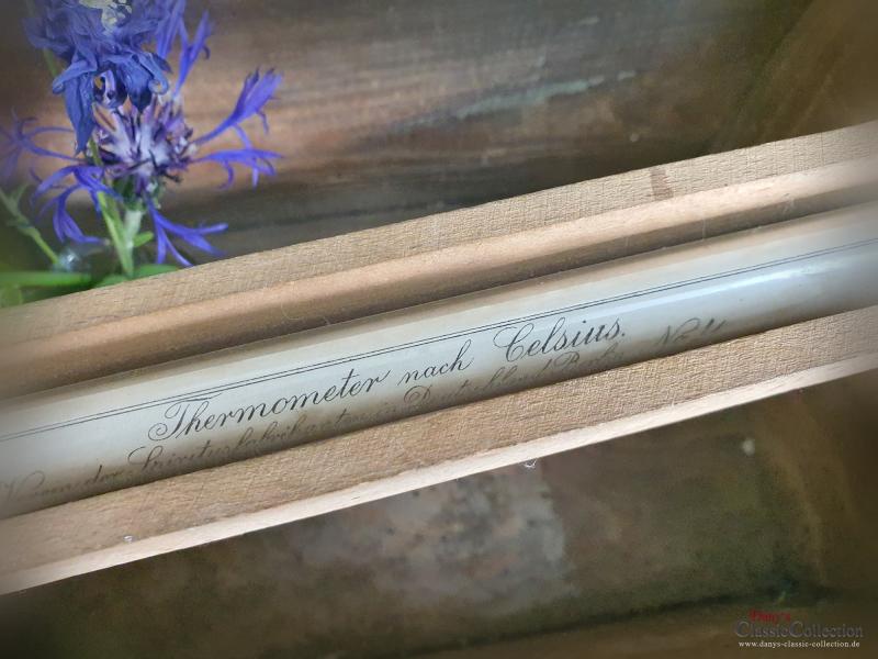 VERKAUFT ! Thermometer 52 cm ~ Holzthermometer ~ Badethermometer ~ 1940 ~ Messgerät ~ Vintage Deko ~ Landhaus ~ Rarität ~ Sammlerstück ~ hx4358