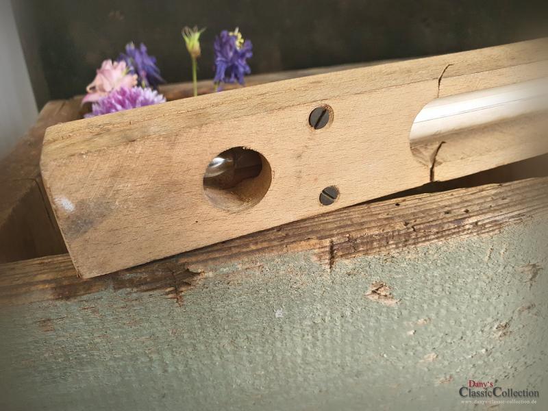 VERKAUFT ! Thermometer 52 cm ~ Holzthermometer ~ Badethermometer ~ 1940 ~ Messgerät ~ Vintage Deko ~ Landhaus ~ Rarität ~ Sammlerstück ~ hx4358