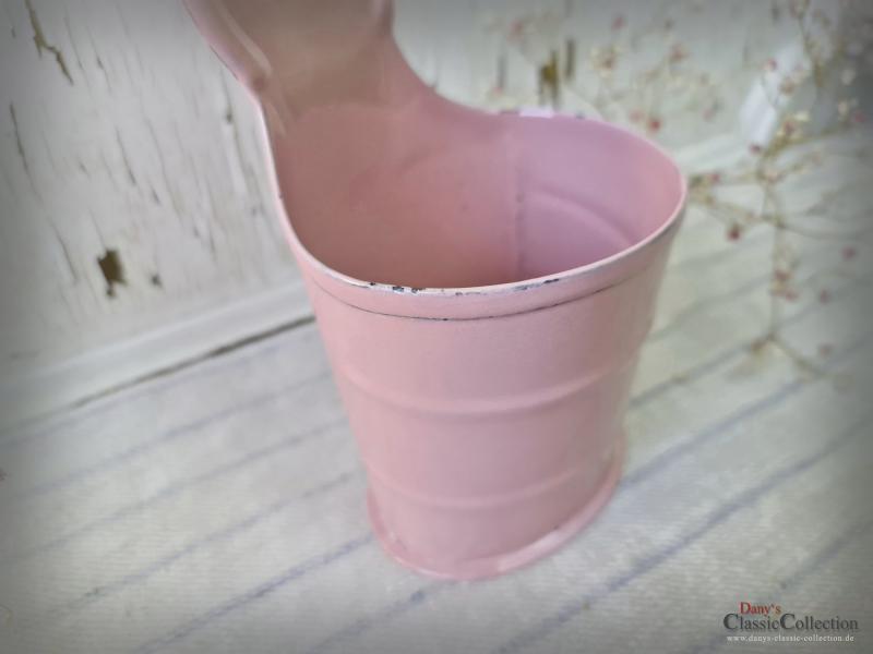 VERKAUFT ! ROSA Emaille Wandbehälter ~ Vorratsgefäss ~ Frankreich ~ Stiftehalter ~ altrosa Email ~ Landhaus Küche ~ Sammlerstück ~ ehg21eerwb