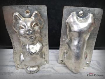 Schwein 15 cm lachend ~ Schokoladenform ~ Osterdeko alt ~ seltenes Sammlerstück Bäckerei ~ Frohe Ostern ~ Landhaus Deko ~ hy6324