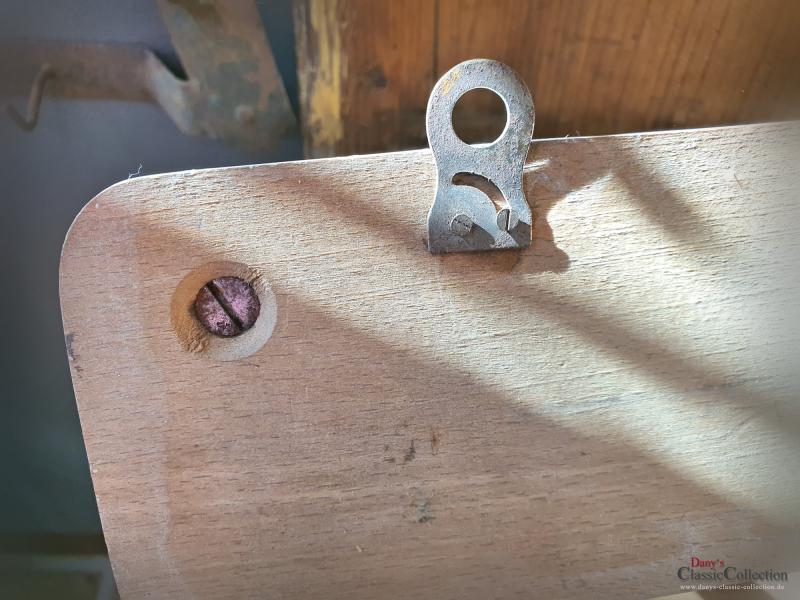 VERKAUFT ! Geschirrtuchhalter ~ Handtuchhalter ~ Hakenleiste ~ Chromstange + 3 Haken ~ Küchenhelfer rustikal ~ Vintage Landhausküche ~ hw3055