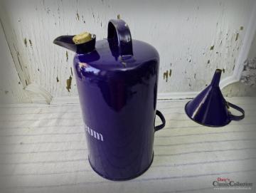 Traumhafte 2 L Ölkanne ~ Petroleum ~ Landhaus ~ Garagen Deko ~ Oldtimergarage ~ Werkstatt blau ~ Tankstelle ~ Männergeschenk ~ ehg21sdbpk
