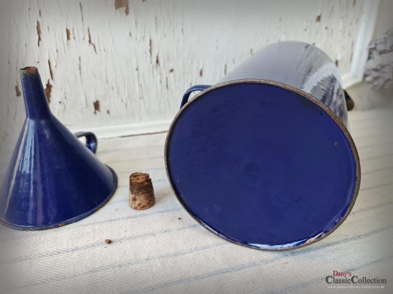 Traumhafte 2 L Ölkanne ~ Petroleum ~ Landhaus ~ Garagen Deko ~ Oldtimergarage ~ Werkstatt blau ~ Tankstelle ~ Männergeschenk ~ ehg21sdbpk