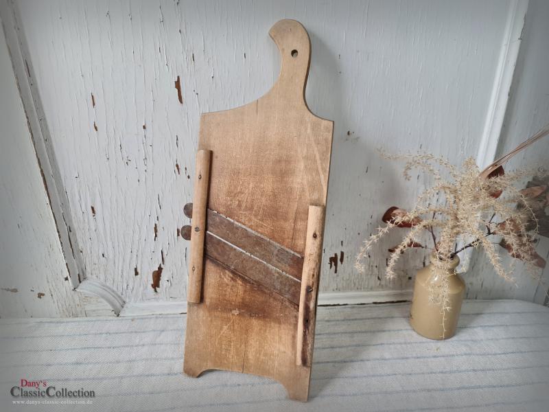 VERKAUFT ! Alter Krauthobel ~ Doppelklingen Küchenhobel ~ Gurkenhobel ~ Gemüsehobel ~ Küchenreibe ~ Landhausküche ~ hw3706