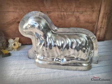 VERKAUFT ! Vintage Lamm Backform ~ Osterlamm liegend ~ Biskuitformm ~ Frohe Ostern ~ Osterdekoration ~ Shabby Ostern ~ Landhausküche ~ hy5263l2